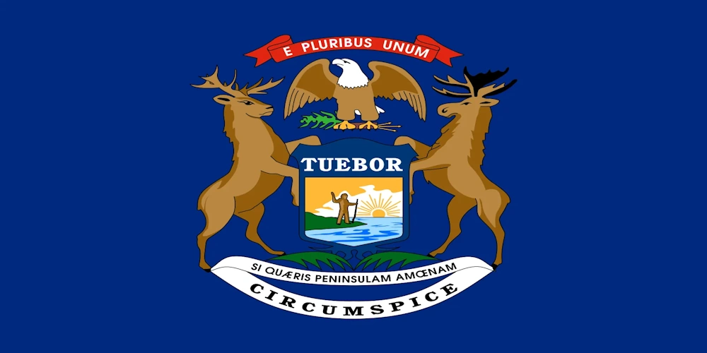 lone-worker-michigan-flag
