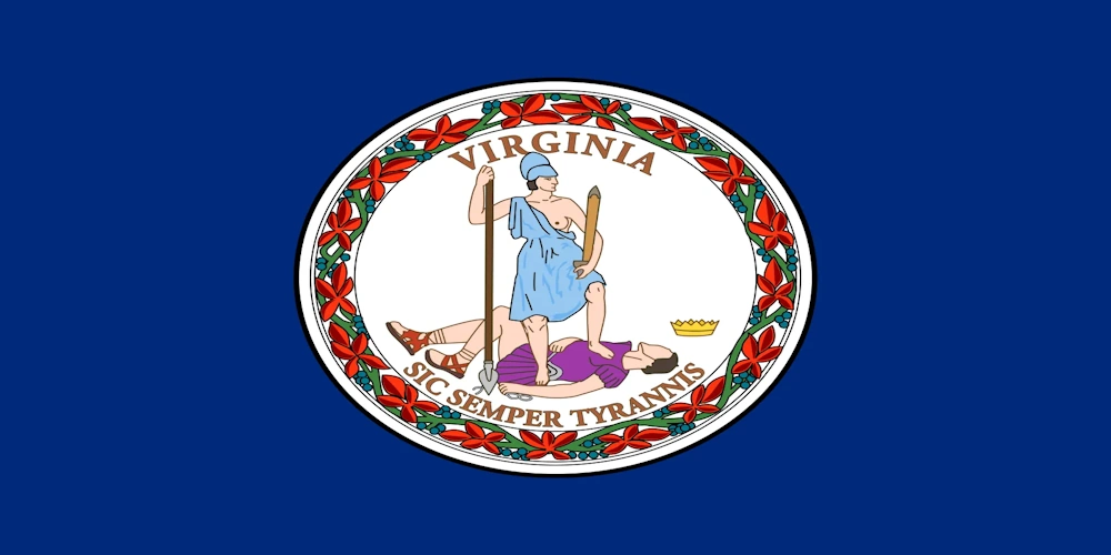 lone-worker-virginia-flag